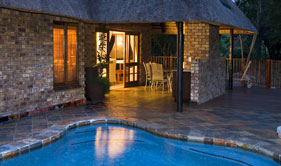 Kruger Park Lodge ractional unit entertainer's patio